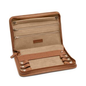 Travel-Friendly Leather Jewelry Case